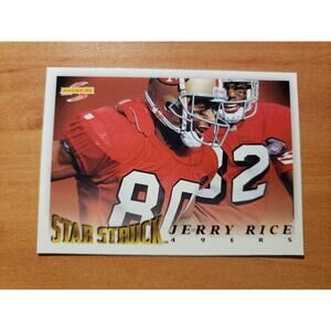 Jerry Rice 1995 Score #211 - Star Struck - San Francisco 49ers -NFL - Fresh Pull